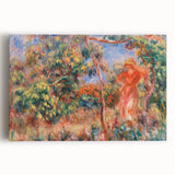 Renoir Prints - Woman in Red in Landscape Impressionist Wall Art
