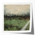 Abstract landscape wall art print showcasing vibrant colors and textured details, ideal for modern home decor. Features a glossy finish that enhances visual appeal.