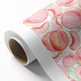 Art Deco style poster of colorful fruits on rolled canvas, suitable for nursery wall art or dining room decor.