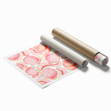 Extra large rolled print of vibrant floral art, featuring a variety of fruits.