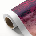 Landscape rolled canvas art showcasing vibrant canyons in rich earth tones, perfect for home decor. Packaged securely in a durable cardboard tube for safe delivery.