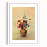 Modern Wall Art: Odilon Redon’s Vibrant Flowers in a Vase