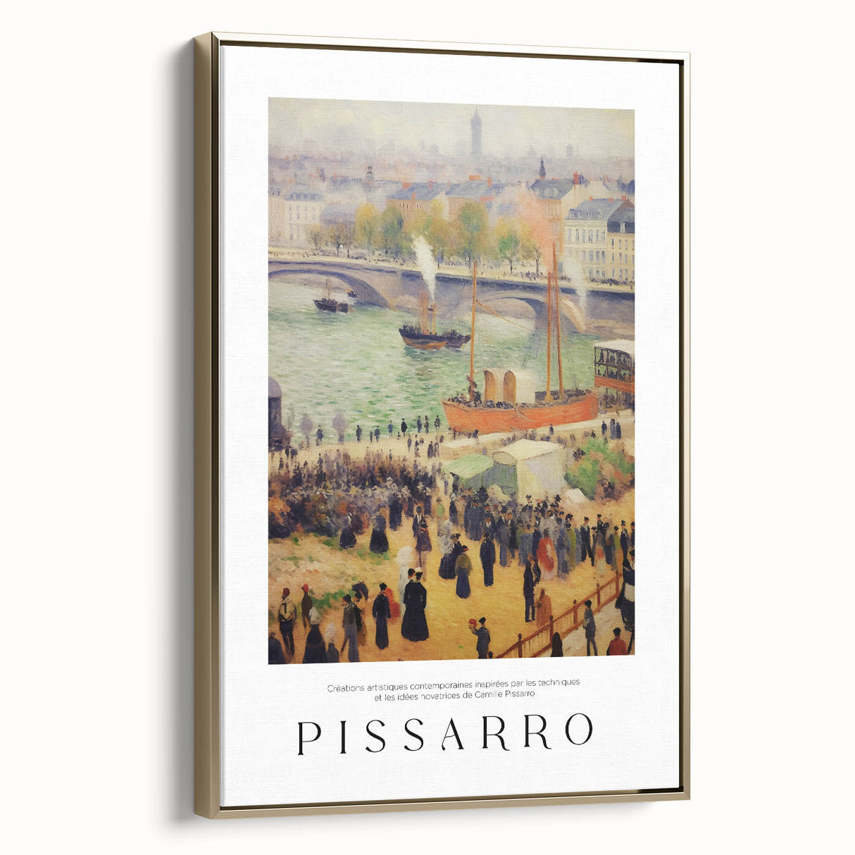 Framed canvas depicting a serene landscape in muted earth tones, ideal for bedroom wall art.
