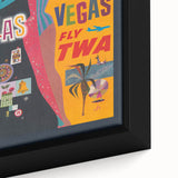 Retro Las Vegas Travel Poster – Vintage Prints & Mid-Century Art