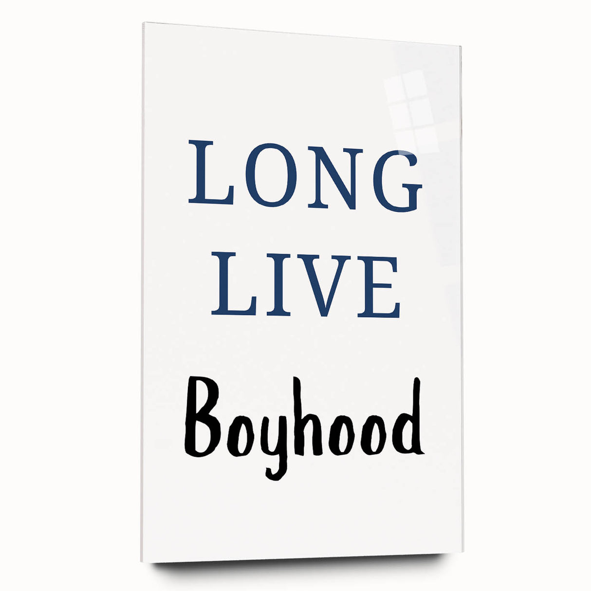 Long Live Boyhood – Inspiring Boys Room Wall Art Print