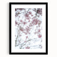 Extra large abstract art print featuring colorful, textured swirls on a black framed canvas, ideal for living room decor.