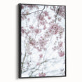 Black and white framed canvas of a vintage-style landscape painting, ideal for bedroom wall decor.