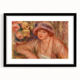 Elegant Impressionism Wall Art – Renoir’s Feminine Portrait