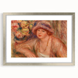 Elegant Impressionism Wall Art – Renoir’s Feminine Portrait