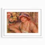 Elegant Impressionism Wall Art – Renoir’s Feminine Portrait