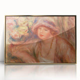 Elegant Impressionism Wall Art – Renoir’s Feminine Portrait