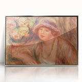Elegant Impressionism Wall Art – Renoir’s Feminine Portrait