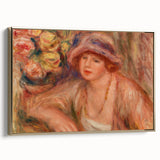 Elegant Impressionism Wall Art – Renoir’s Feminine Portrait