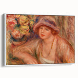 Elegant Impressionism Wall Art – Renoir’s Feminine Portrait