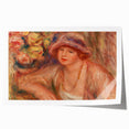 Elegant Impressionism Wall Art – Renoir’s Feminine Portrait
