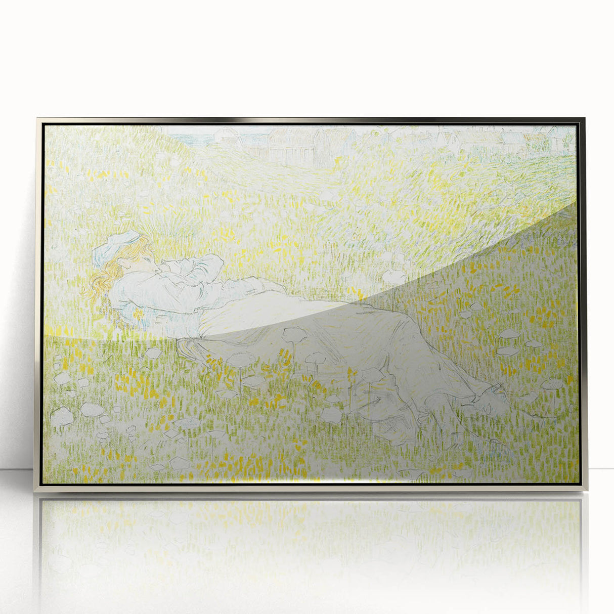 Serene Impressionist Landscape – Toorop’s Peaceful Meadow Scene