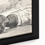 Classic Impressionist Monochrome – Manet’s Beach Portrait