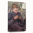 Impressionist Portrait - Pissarro’s ‘Woman Mending’ Wall Decor