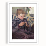 Impressionist Portrait - Pissarro’s ‘Woman Mending’ Wall Decor