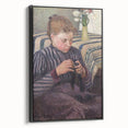 Impressionist Portrait - Pissarro’s ‘Woman Mending’ Wall Decor