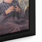 Impressionist Portrait - Pissarro’s ‘Woman Mending’ Wall Decor