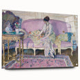 Refined Impressionist Interior – Frieseke’s Elegant Sofa Scene