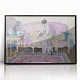 Refined Impressionist Interior – Frieseke’s Elegant Sofa Scene
