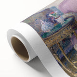 Refined Impressionist Interior – Frieseke’s Elegant Sofa Scene