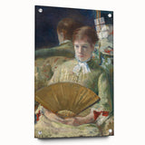 Impressionist Portrait - Cassatt’s ‘Woman with a Fan’ Wall Art
