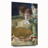 Impressionist Portrait - Cassatt’s ‘Woman with a Fan’ Wall Art
