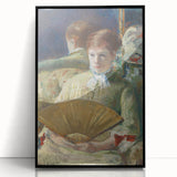Impressionist Portrait - Cassatt’s ‘Woman with a Fan’ Wall Art