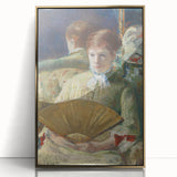Impressionist Portrait - Cassatt’s ‘Woman with a Fan’ Wall Art