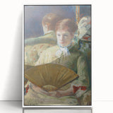 Impressionist Portrait - Cassatt’s ‘Woman with a Fan’ Wall Art