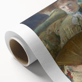Impressionist Portrait - Cassatt’s ‘Woman with a Fan’ Wall Art