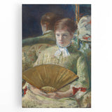 Impressionist Portrait - Cassatt’s ‘Woman with a Fan’ Wall Art