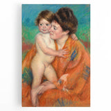 Impressionist Motherhood - Cassatt’s ‘Woman with Baby’ Wall Art