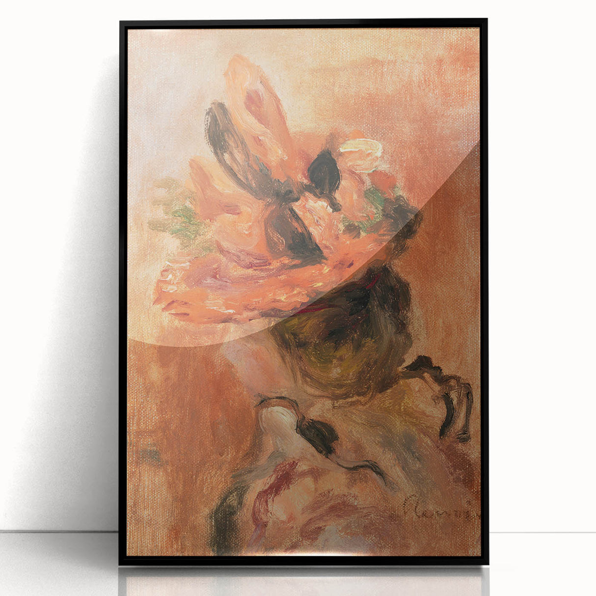 Impressionist Portrait - Renoir’s ‘Woman’s Head with Red Hat’ Art