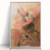 Impressionist Portrait - Renoir’s ‘Woman’s Head with Red Hat’ Art