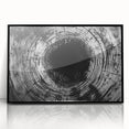 Large abstract wall art in mid-century modernist style.