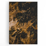 Large black and white stretched canvas depicting a minimalist autumn tree, ideal for kitchen wall art.
