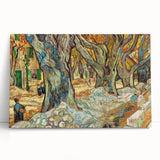 Large black and white stretched canvas depicting a stylized kitchen scene, ideal for kitchen wall art.