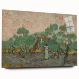 Dynamic Impressionist Landscape – Van Gogh’s Women Picking Olives