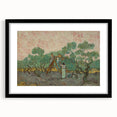 Dynamic Impressionist Landscape – Van Gogh’s Women Picking Olives