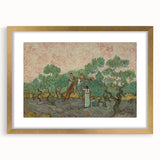 Dynamic Impressionist Landscape – Van Gogh’s Women Picking Olives