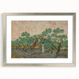 Dynamic Impressionist Landscape – Van Gogh’s Women Picking Olives