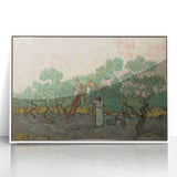 Dynamic Impressionist Landscape – Van Gogh’s Women Picking Olives