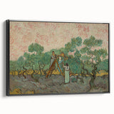 Dynamic Impressionist Landscape – Van Gogh’s Women Picking Olives