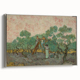 Dynamic Impressionist Landscape – Van Gogh’s Women Picking Olives