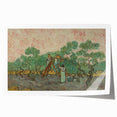 Dynamic Impressionist Landscape – Van Gogh’s Women Picking Olives