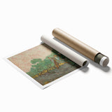 Dynamic Impressionist Landscape – Van Gogh’s Women Picking Olives